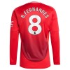 Levné Manchester United B. Fernandes 8 Domácí Fotbalové dresy 2024-25 Dlouhý Rukáv